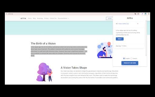AITTIA Chrome Extension - Google Extension