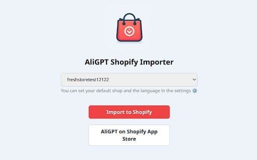 AliGPT Shopify App Companion - 谷歌插件