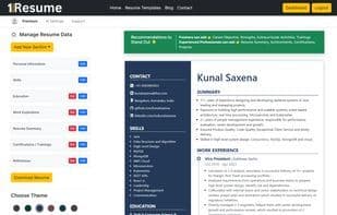 1MillionResume AI Resume Builder