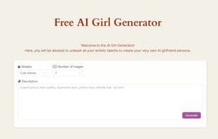 AI Girl Generator
