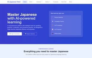 AI Japanese Tutor