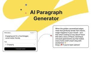 AI Paragraph Generator