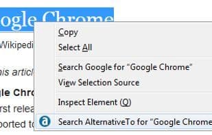 AlternativeTo Search
