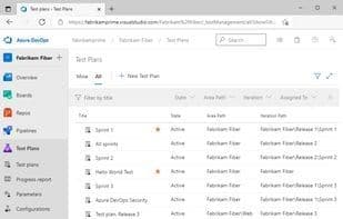 Azure Test Plans