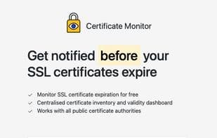 Certificate Monitor