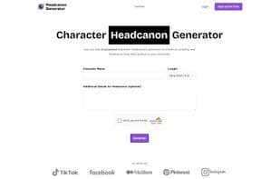 Character Headcanon Generator