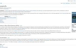 Classic mode for Wikipedia