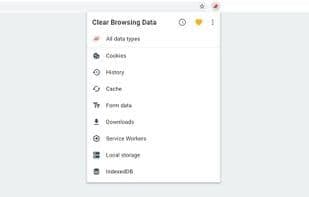 Clear Browsing Data