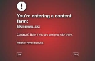 Content Farm Terminator