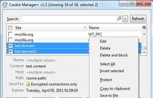 Cookies Manager+