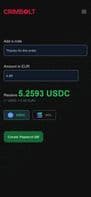 Crimbolt - Crypto Payments