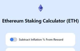 Ethereum Staking Calculator