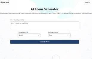 Free AI Poem Generator