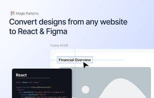 HTML to React & Figma