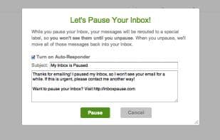 Inbox Pause