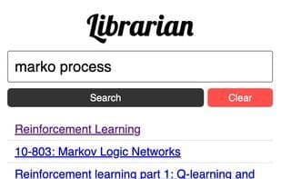 Librarian Bookmark Search