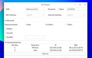 Linux Wifi Hotspot
