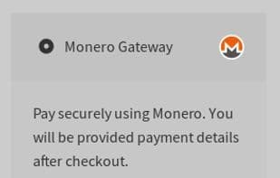 Monero Gateway for WooCommerce