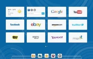 X New Tab Page