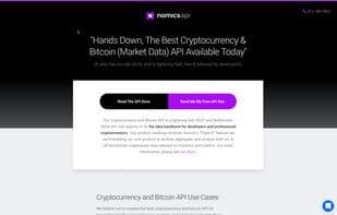 Nomics Cryptocurrency Market Data API