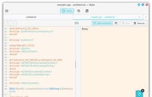 Nota (Maui Applications)