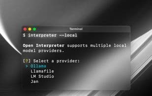 Open interpreter