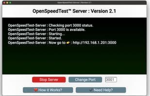 OpenSpeedTest-Server