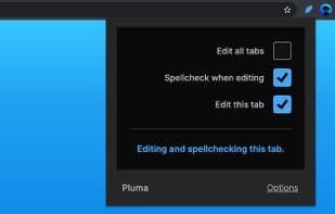 Pluma Spell Checking