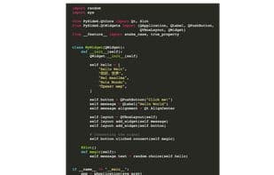 Qt for Python (PySide)