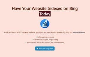 Rank on Bing