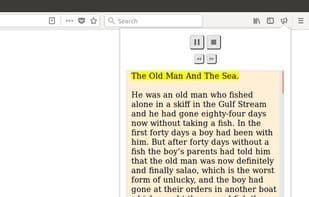 Read Aloud Extension