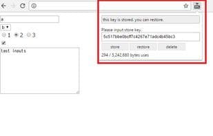 Remember Form Inputs