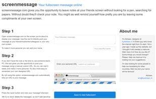 Screenmessage.com