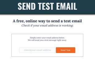 Send Test Email