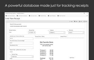 SimpleOne Receipts