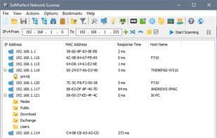 SoftPerfect Network Scanner