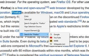 Swift Selection Search
