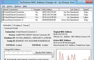 Technitium MAC Address Changer