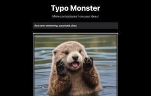 Typo Monster - AI Image Generation
