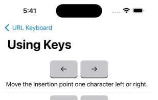 URL Quick Keyboard