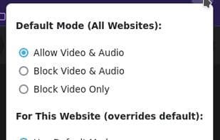 Video & Audio Blocker