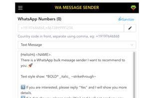 WA Sender