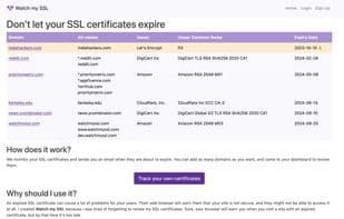 Watch My SSL