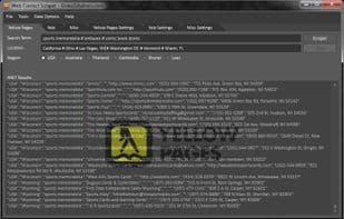 Web Contact Scraper