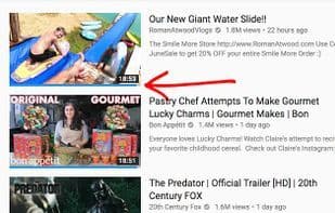 Thumbnail Rating Bar for YouTube™