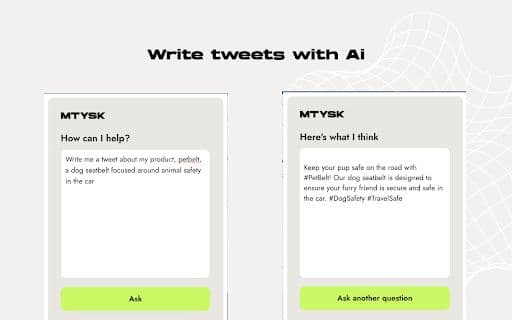 MTYSK's ask a marketer - Chrome Extension