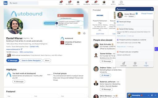 Autobound - Google Extension