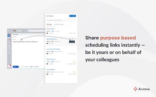 Avoma Scheduler - Google Extension