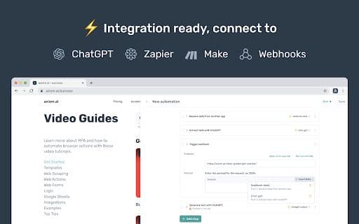 Axiom - Google Extension