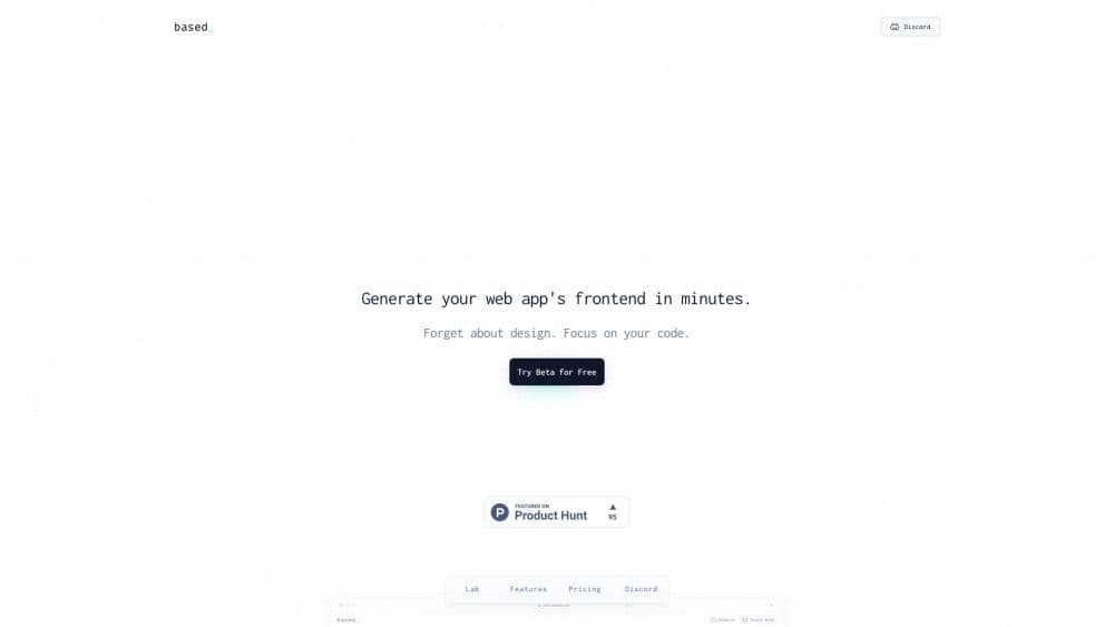 Based - No-Design Interface Builder for Developers